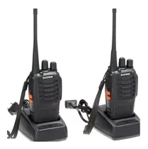 Comprar Pack 4 Radios Transmisor Walkie Talkie Baofeng 888s Bandas De Frecuencia 400-470mhz Color Negro
