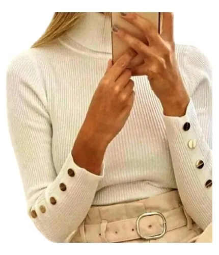Buzo.tortuga./fresco Abrigo.m/larga.ropa Modabuso Poliester