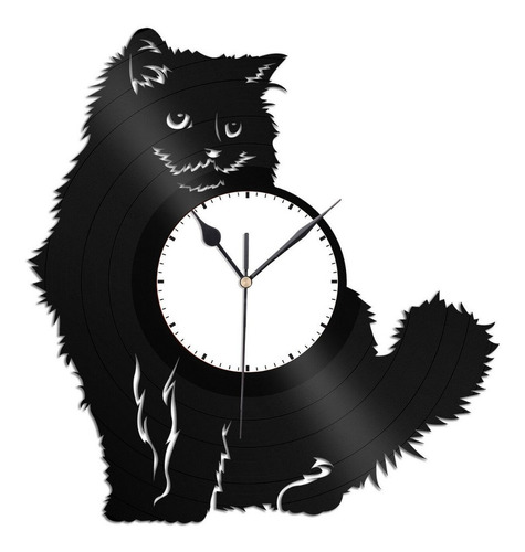 Reloj Corte Laser 2716 Animales Gato 