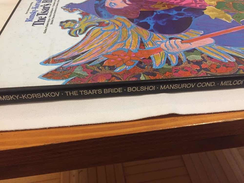 The Tsars Bride Rimsky Korsakov Vinilo Box Disco Lp Bolshoi (Usado)