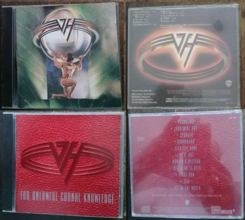 2x Cd (vg+) Van Halen 5150 For Unlawful Ed Br S/barcode Raro