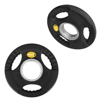 Comprar Par Disco Olímpico Recubierto Caucho 2.75lb C\u002Fu Tayga