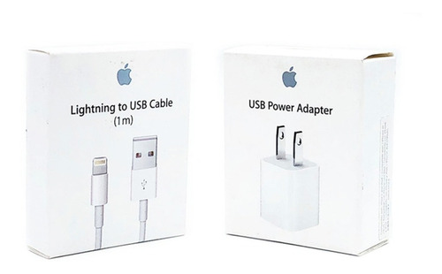 Cargador iPhone 5 5s 6 6s 7 Plus + Cable Lightning Original