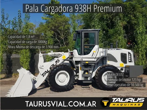 Pala Cargadora 938h Taurus Linea Premium - 2 Mts3 - 125hp -