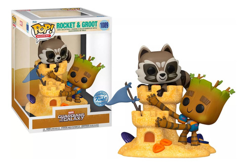 Funko Pop Rocket Y Groot 1089 Marvel Guardianes De Galaxia