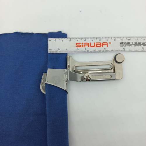 Imagen 2 de 2 de Guia Para Dobladillo Y Ruedo Maquina Recta Industrial