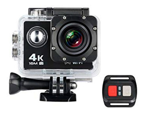 Imagen 3 de 4 de Camara 4k Deportiva Wifi Sumergible Casco Moto Con Control