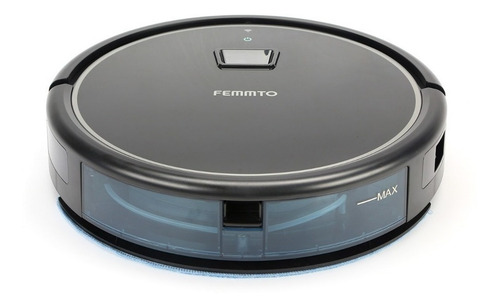 Imagen 3 de 5 de Aspiradora Robot Femmto 220V Negra Con Mapeo Inteligente Giroscopica