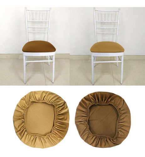 Funda De Asiento Del Estiramiento Del Spandex De 2pcs Funda