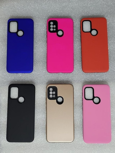 Funda Alto Impacto + Vidrio Templado 9h Para Motorola G20