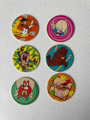 Coleção Tazos Looney Tunes Elma Chips