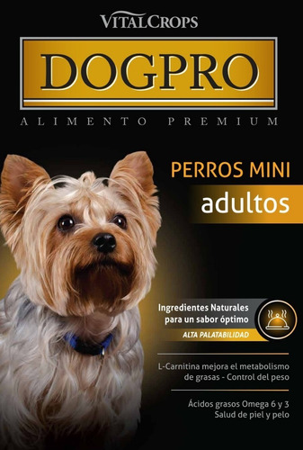 Alimento Colonia El Ombú Dogpro Adultos Razas Mini X 7,5 Kg