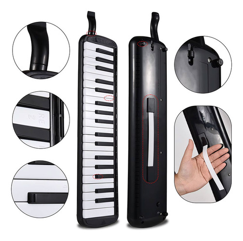 Escaleta Concert Strinberg Azul 37 Teclas Com Capa M37 Cor Preto
