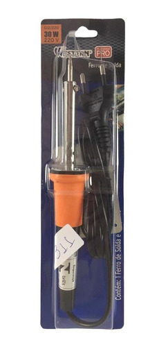 Imagem 4 de 6 de Ferro De Solda 30w 220v Western Inmetro Soldagem K7311