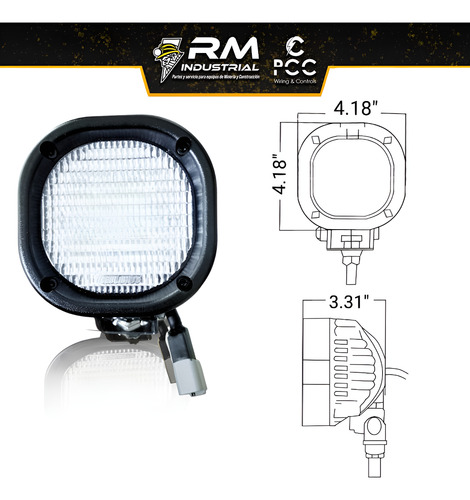 Lampara Led Industrial 3600 Lumens Ip68