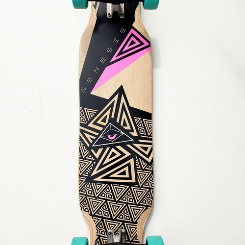 Imagen 6 de 8 de Longboard Completo Kalima Genesis Dancing Freestyle Maple