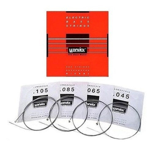 Imagen 3 de 10 de Cuerdas Para Bajo Warwick Encordados 46200 M 4 045 105 Set 4