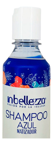 Shampoo Azul Matizador Para Canas Y Rayos Inbellezza 500g