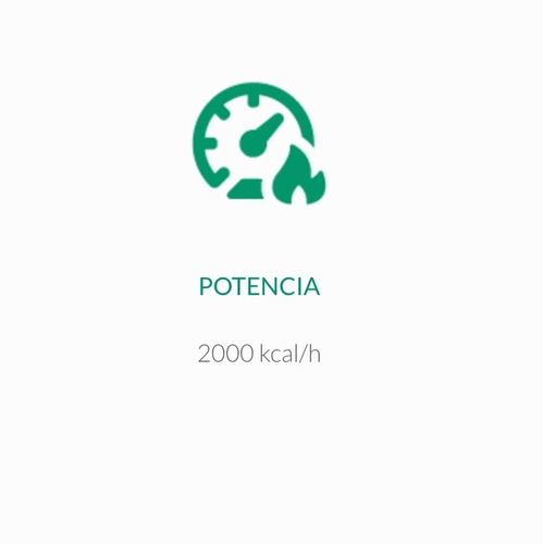 Imagen 4 de 10 de Calefactor Volcan Tb 2000 Calorias Tiro Balanceado - Premium