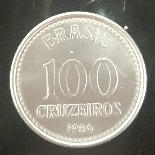 Moeda 100 Cruzeiros Ano 1986