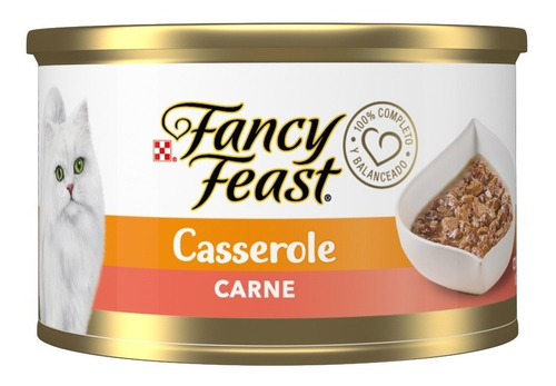 Purina® Fancy Feast® Casserole Gato Lata Carne 24x85g