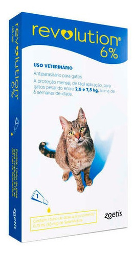 Revolution Gato 6% ( 2,6 A 7,5kg) 