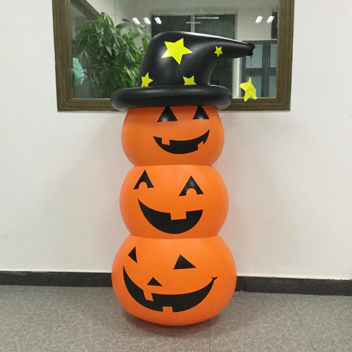 Ls Disfraz De Calabaza Inflable De Halloween Fuera De La