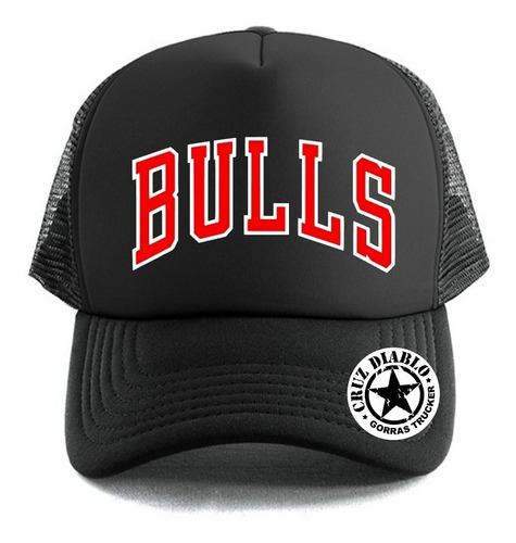 Gorras Trucker Chicago Bulls Dis4 Cruz Diablo