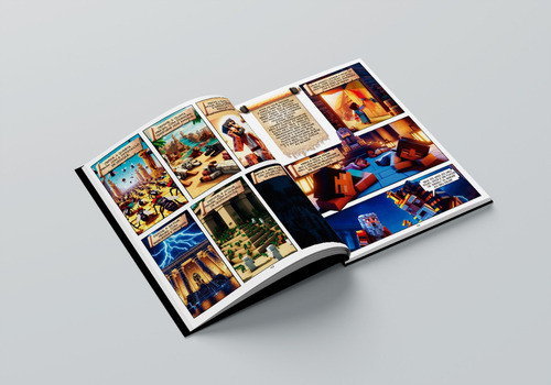 Livro Bíblia Em Quadrinhos De On Line Editora 2024 Editora King Books