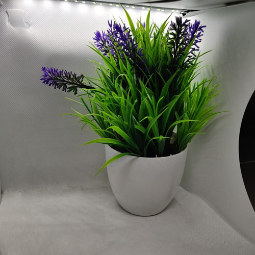 Suculenta Artificial Arbusto Con Maceta