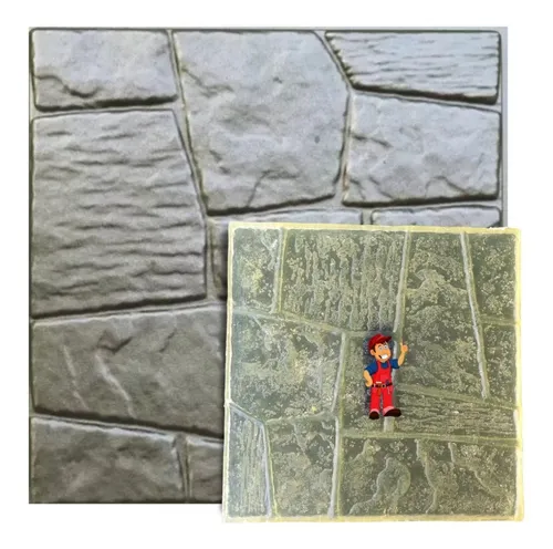 comprar Molde Poliuretano Concreto Estampado Piedra Laja Angular