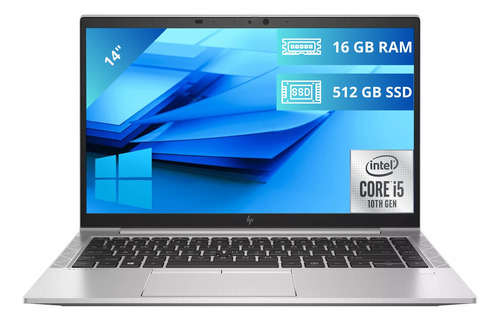 Laptop Hp Elitebook 840 G7 Core I5 16gb Ram 512gb Ssd Win 10 (Reacondicionado)