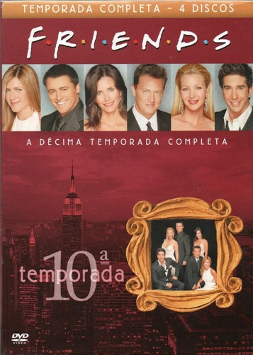 Box Friends 10ª Décima Temporada Completa 4 Dvds - Lacrado