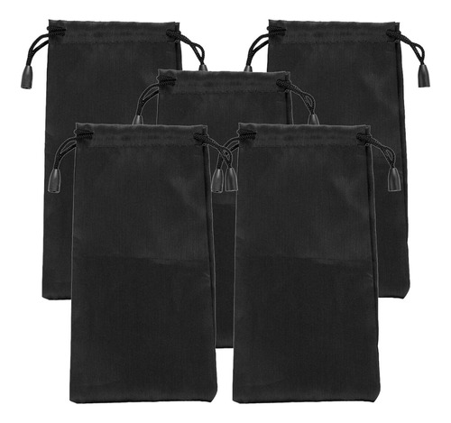 Bolsa Impermeable Para Lentes, Mxeys-005, 5pzas, Negro, 9x18