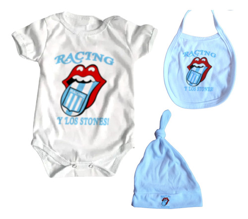 Set Bebe Ajuar Body + Extras Stones Racing Club