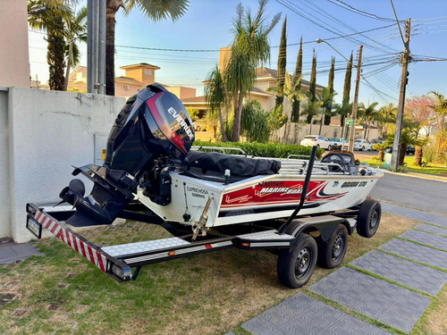 Lancha De Pesca Orion 175 Com Motor Evinrude Etec 115