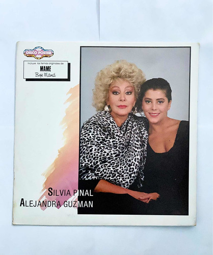 Silvia Pinal Alejandra Guzman Lp Disco Poster