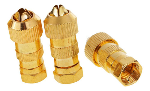 2x 5 Piezas Tv Conectores Rg6 Rg59 Tv Cable Enchufe Apretón