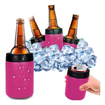 Comprar Cubre Lata Térmico Slim Company Funda Para Latas De 350 Ml Porta Latas Refresco Y Cerveza Frías Color Fiusha