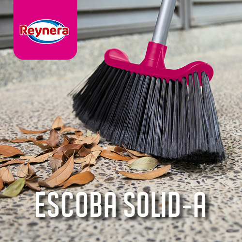 Reynera Combo de Limpieza Basica: Recogedor Con Peine Quita Pelusa, Escoba Doble Angular y Mop Microfibra