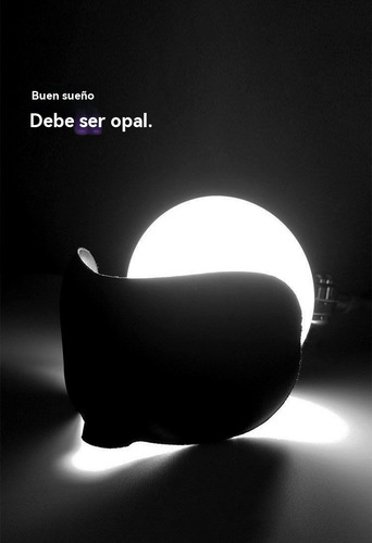 Antifaz Para Dormir 3d Negro Ajustable 1