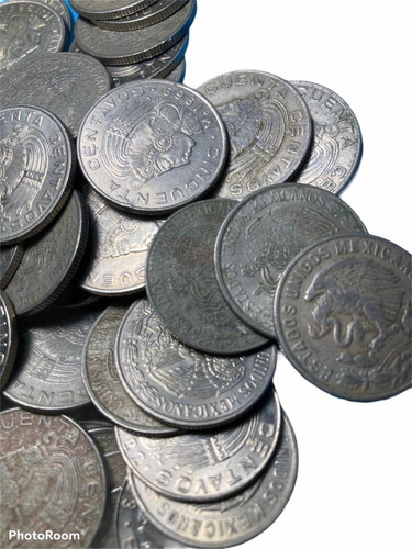 Monedas De 50 Centavos Varios Años ( 100 Piezas)