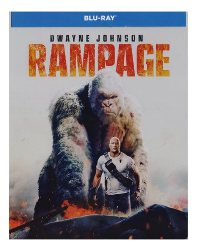 Rampage Devastacion Steelbook Dwayne Johnson Blu-ray + Dvd