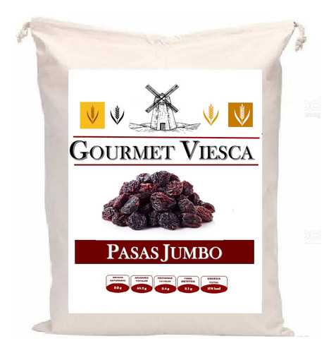 20 Kg De Uva Pasa Jumbo Premium