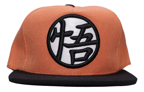 Sombrero De Visera Gorra Hat Goku Dragon Ball Naranja Negro