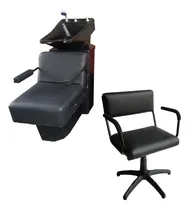 Comprar Combo Peluqueria: Lavacabezas + Silla De Corte - Sucerita