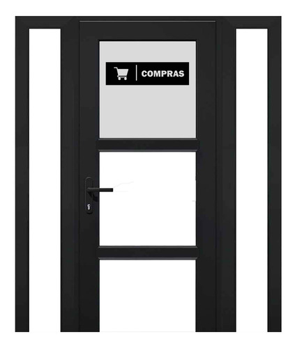 Vinilo Vidriera Puerta Oficina Señaletica Compras