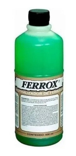 Neutralizador Removedor De Ferrugem Ferrox 500ml