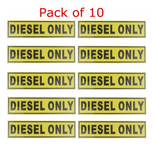 31*156mm Diesel Solo Vinilo Adhesivo De Seguridad Etiqueta I