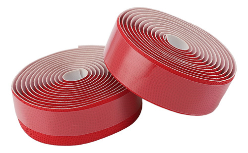 Cinta De Agarre Roja Roja Para Manillar De Bicicleta, 1 Par,